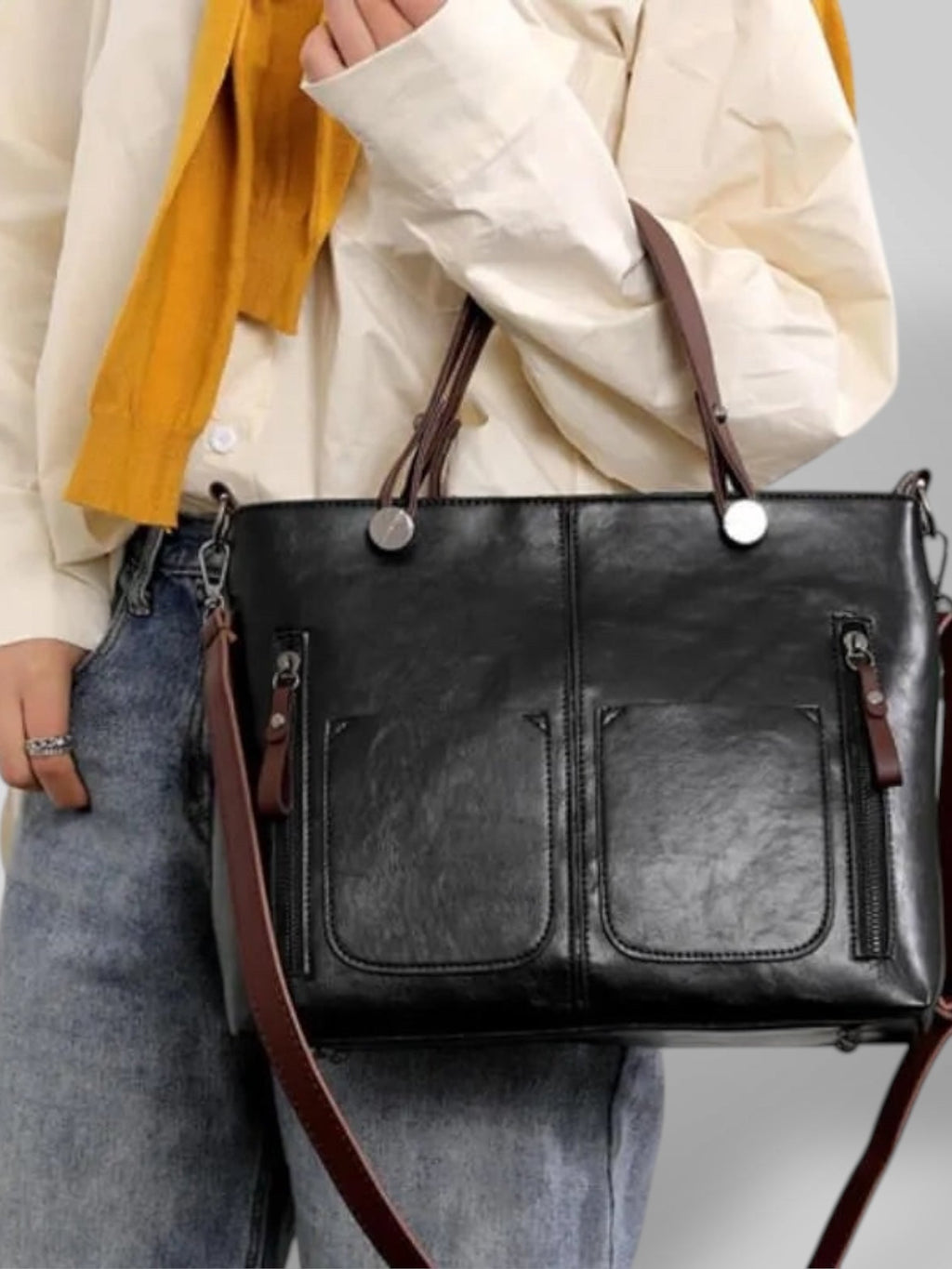 Aria | Bolso de Hombro Texturizado