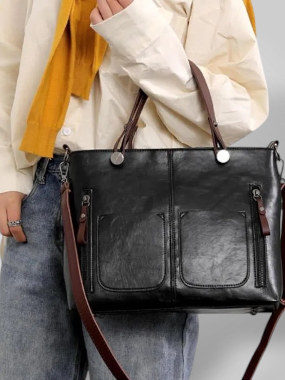 Aria | Bolso de Hombro Texturizado