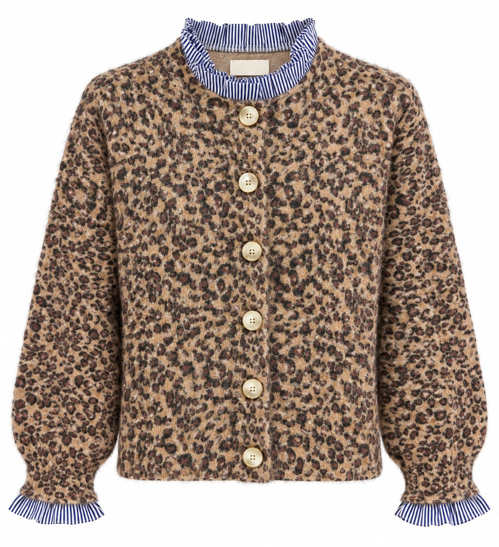 Greta | Cárdigan de leopardo