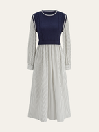 Julia | Vestido Midi 2 en 1 de Ochos y Rayas