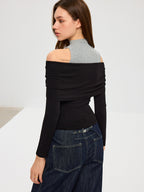 Marta | Camiseta 2 en 1 de Cuello Alto