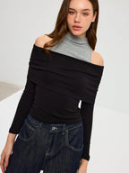 Marta | Camiseta 2 en 1 de Cuello Alto