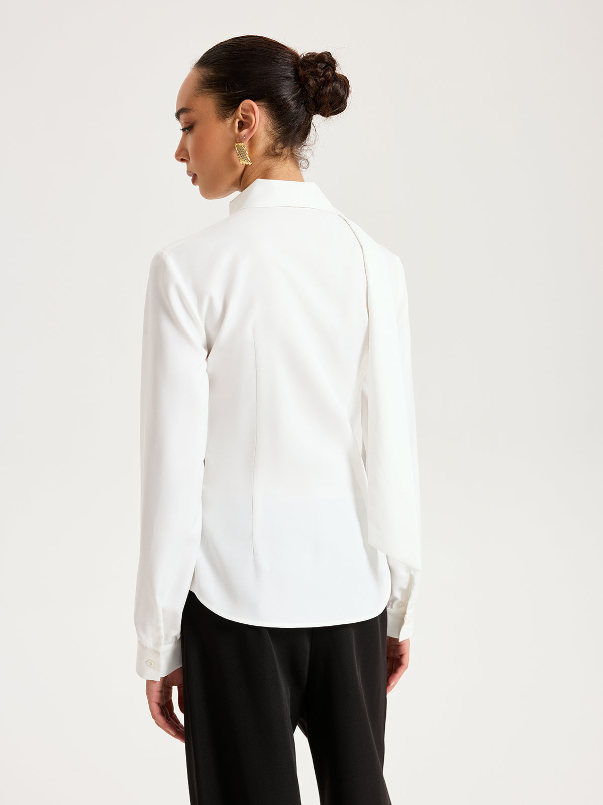 Irene | Blusa 2 en 1 con Lazada al Cuello