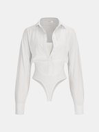 Clara | Body 2 en 1 con Cuello Camisero