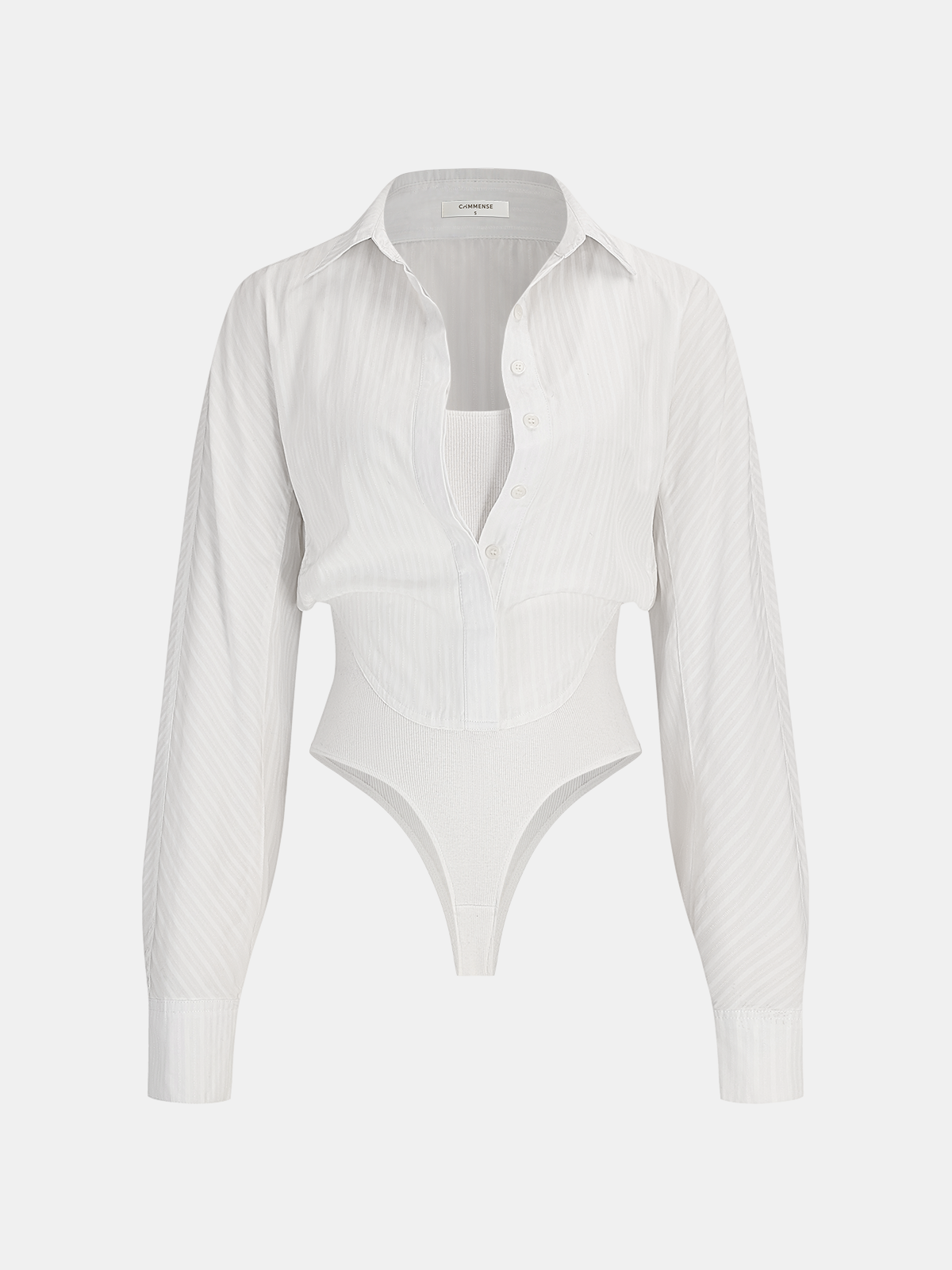 Clara | Body 2 en 1 con Cuello Camisero