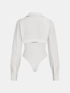 Clara | Body 2 en 1 con Cuello Camisero