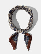 Pañuelo Cuadrado de Seda Paisley