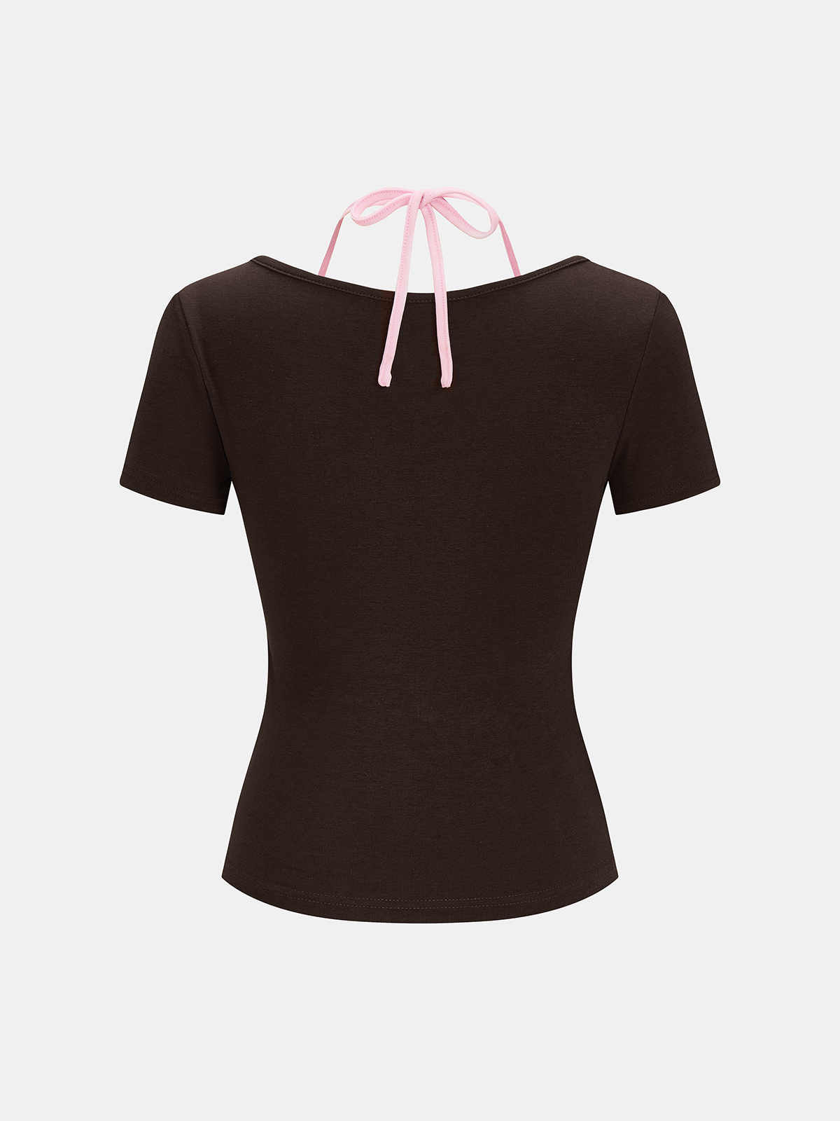 Lena | Top 2 en 1 Fruncido con Cuello Cruzado