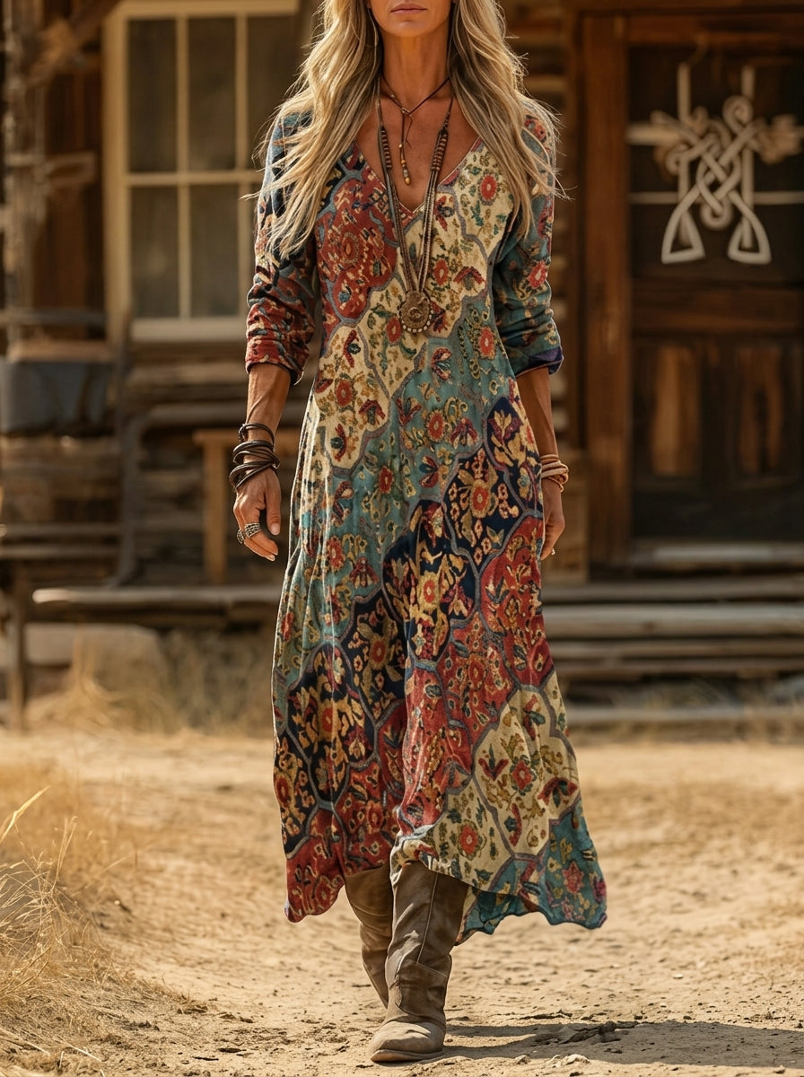 Lydia vestido largo fluido
