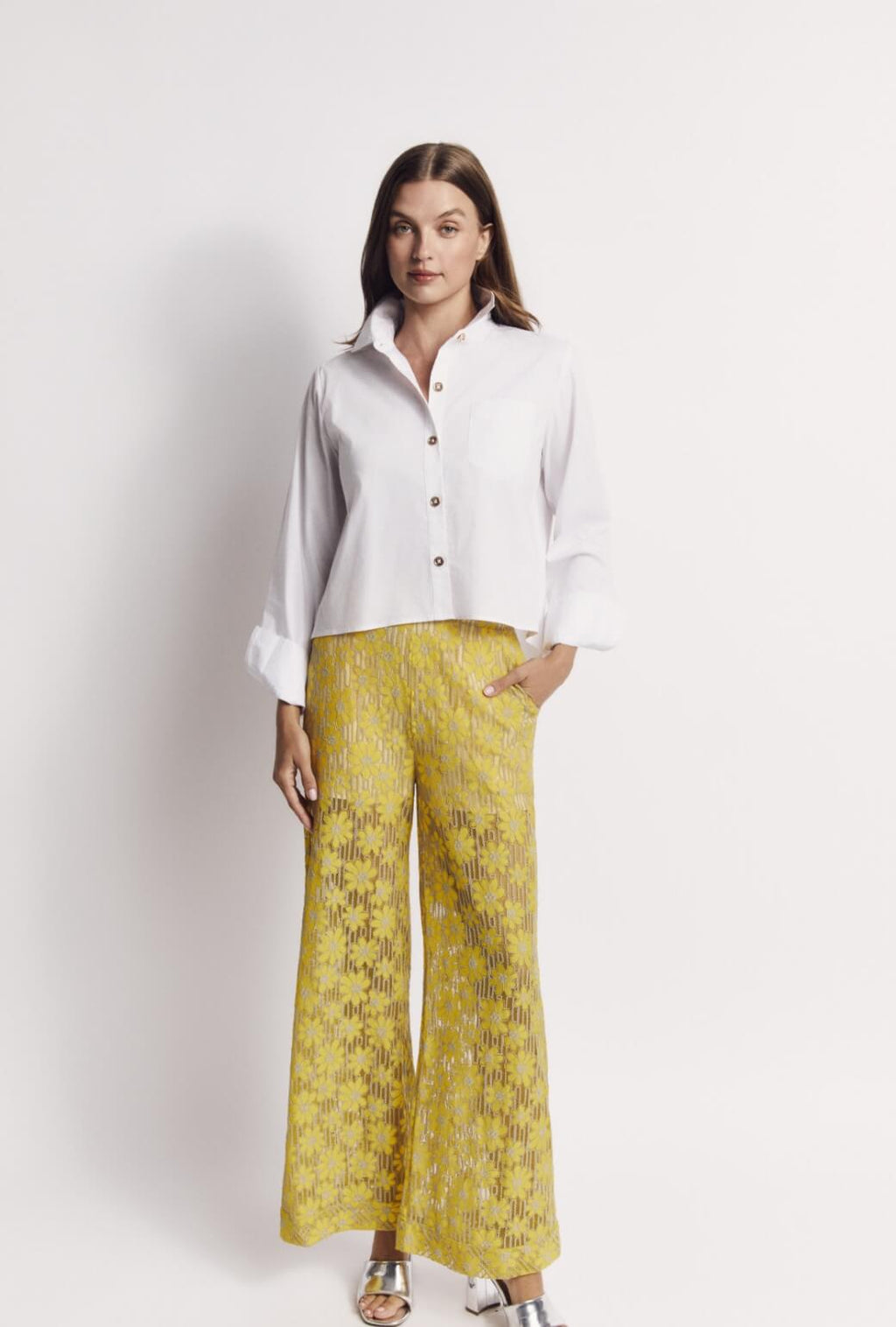 Emma | Camisa Corta Blanca
