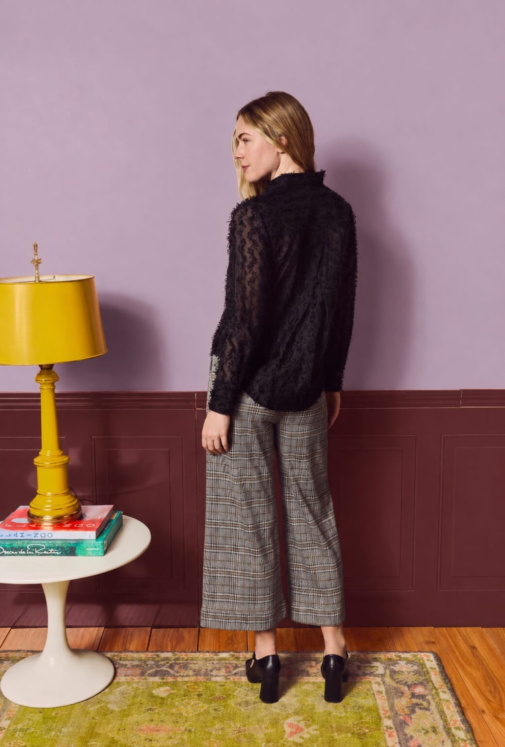 Emma | Camisa Negra con Flecos