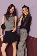 Emma | Camisa Negra con Flecos