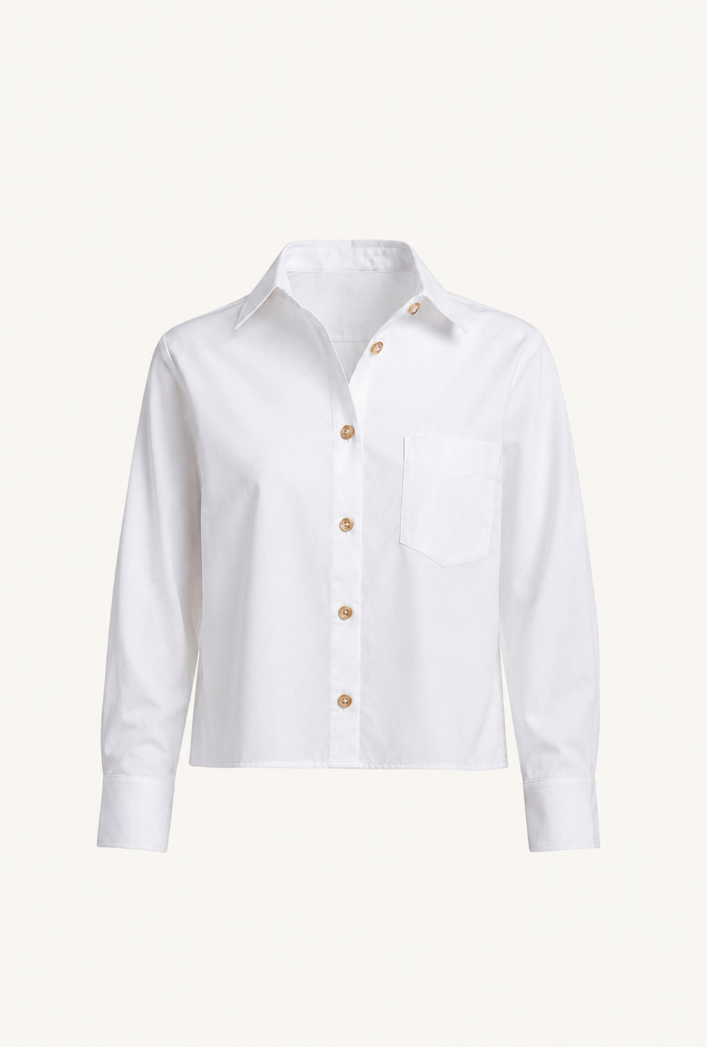 Emma | Camisa Corta Blanca