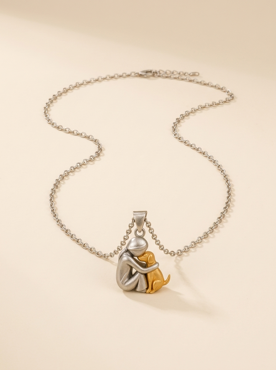 Collar del Abrazo Eterno | Silueta de tu Mascota