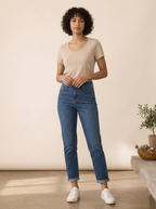 Stella mom jeans con strass